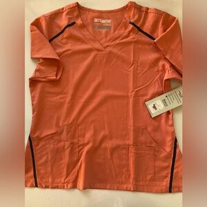 TOP for women’s Extreme Comfort Medical Scrub Top pink Topaz xL